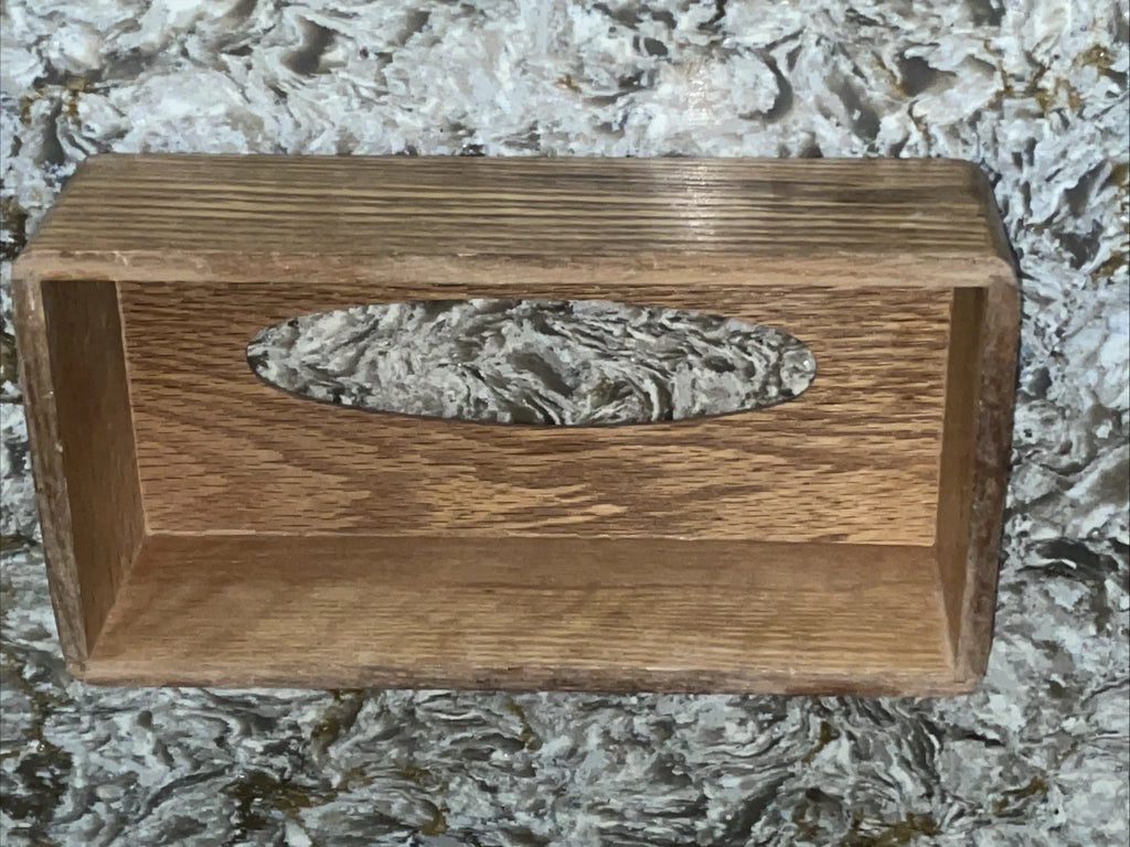 Wood Tissue Box Cover for Disposable Paper Facial Tissues, Wooden Rectangular | eBay