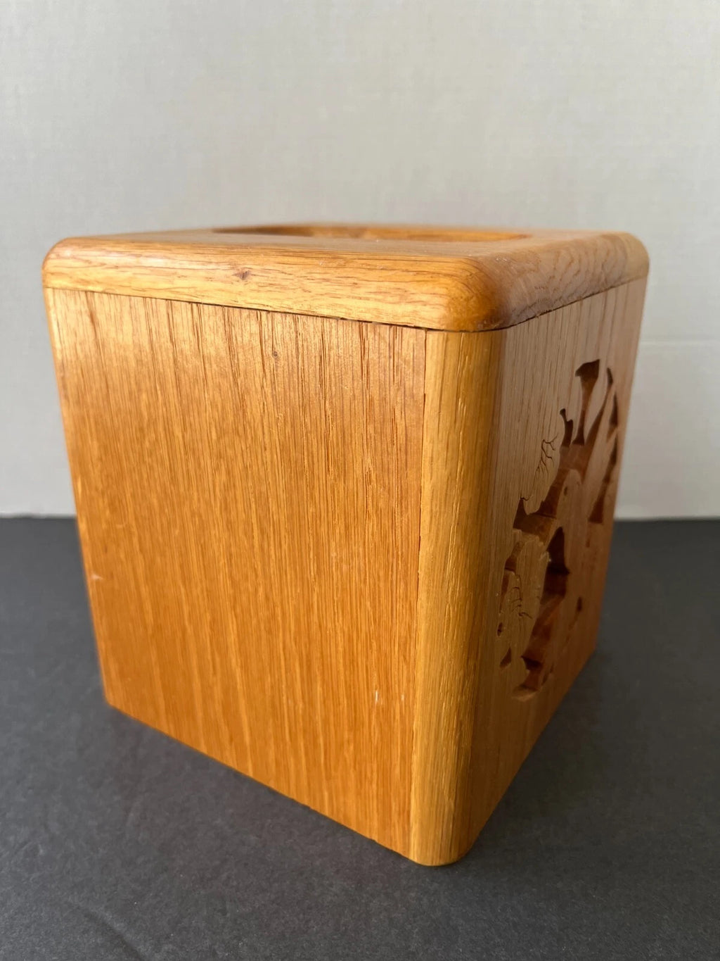 Wooden HUMMINGBIRD Cut-Out Design Pattern Square TISSUE BOX Cover | eBay