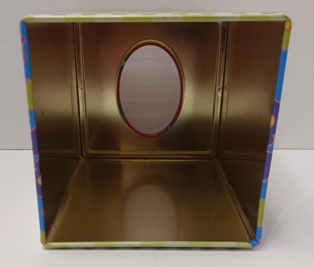 Vintage 2 Grrrls Tin Metal Tissue Box Cover Colorful Retro Style 2000 | eBay