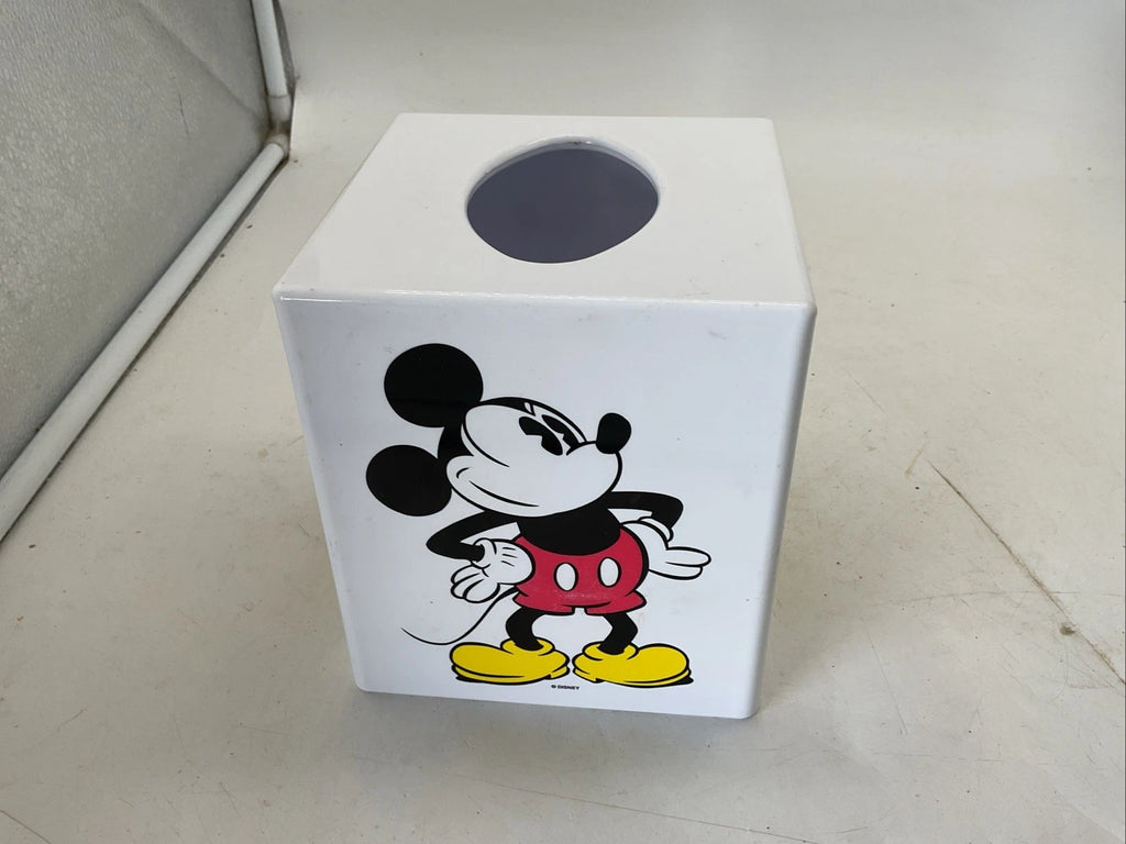 Vintage Walt Disney Mickey Mouse Tissue Box Cover Holder Square Plastic 6x5x5” | eBay