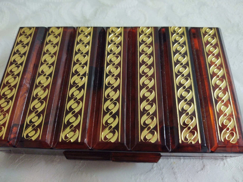 Vtg. J.S.N.Y. plastic mirrored tissue box. | eBay