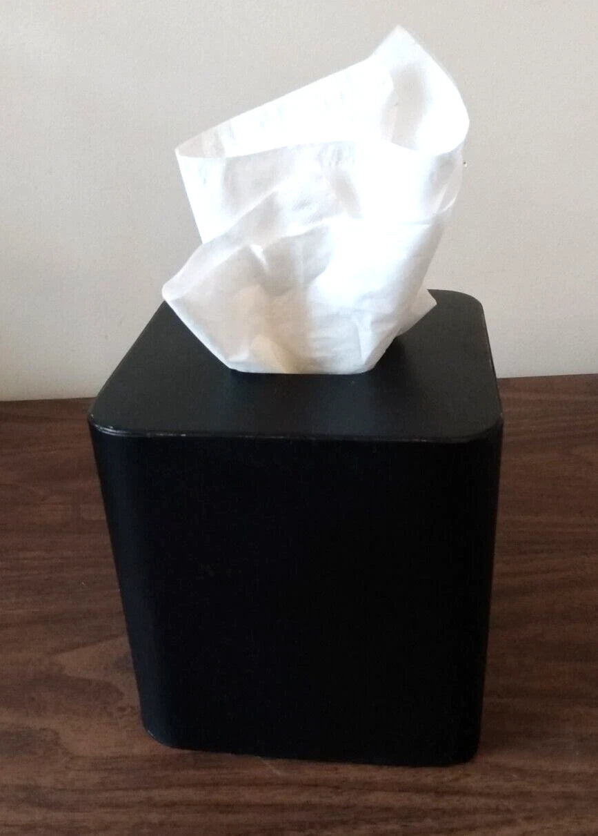 Vintage HOME Target Brand Black Metal Tissue Box Cover Sold As Is | eBay