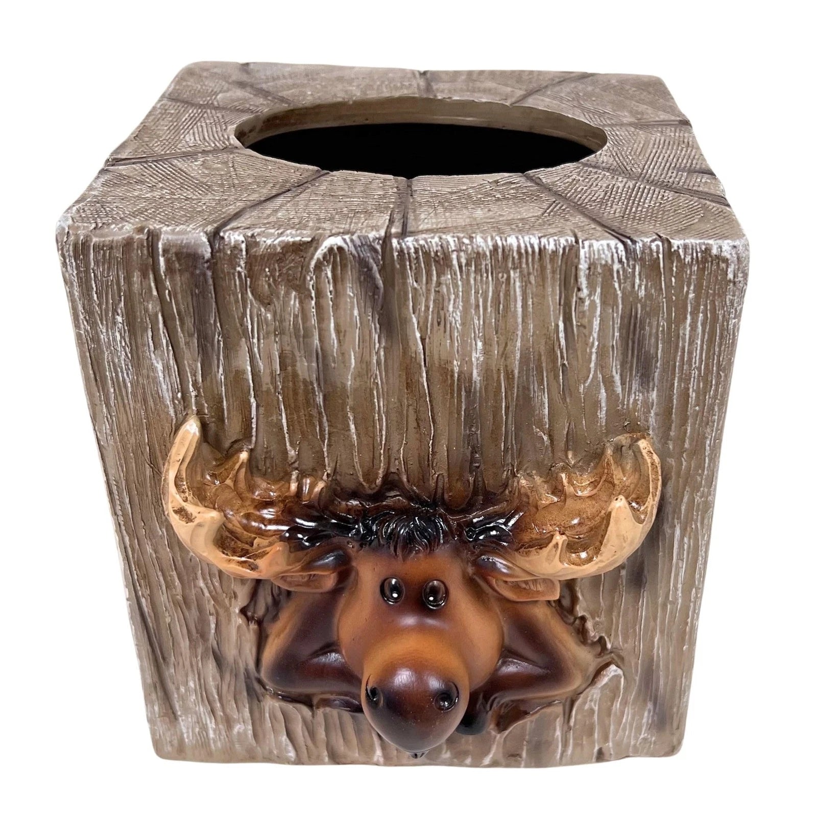 Rustic Moose Tissue Box Cover – Nature-Inspired Cabin & Wildlife Décor | eBay