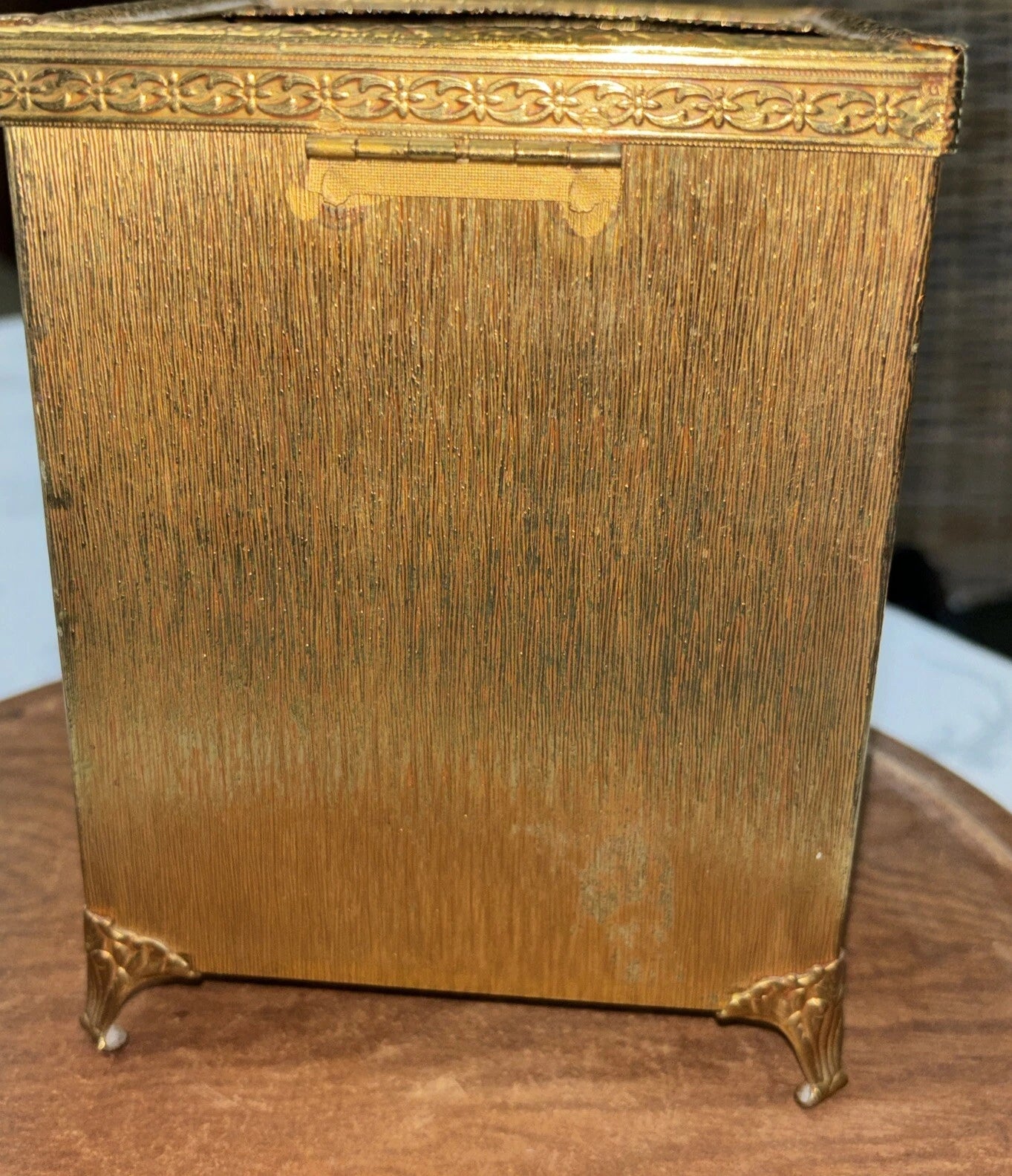 1950’S GOLDTONE HOLLYWOOD REGENCY ROSE WREATH TISSUE BOX COVER | eBay