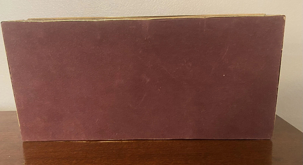 Vintage Gold Metal Hinged Tissue Box Filigree Flowers | eBay