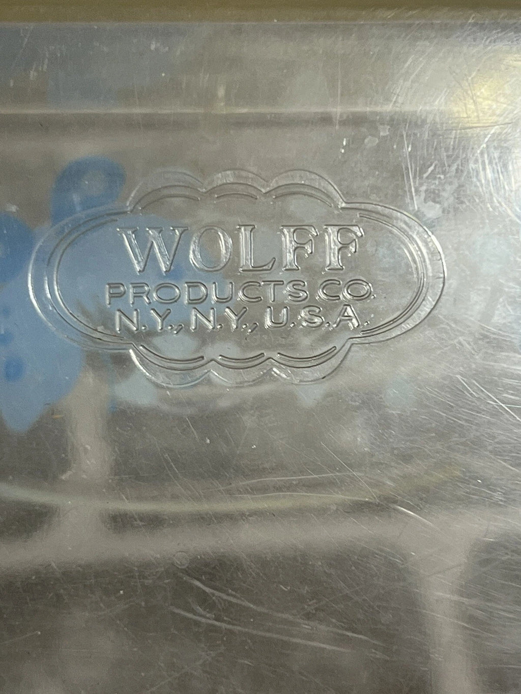 Vintage Wolff Products Co Clear Plastic Tissue Box Painted Butterfly Hinged Lid | eBay