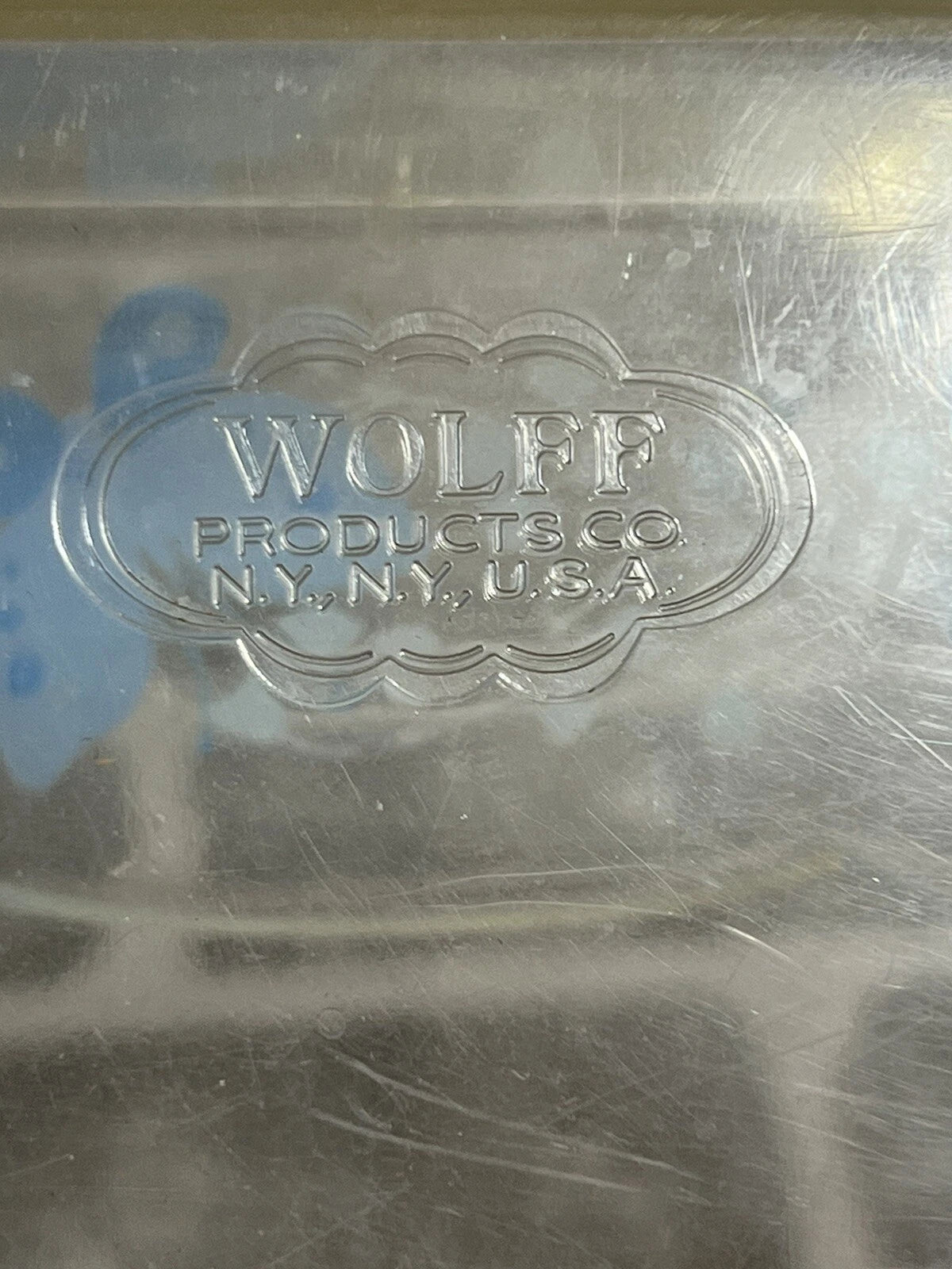 Vintage Wolff Products Co Clear Plastic Tissue Box Painted Butterfly Hinged Lid | eBay