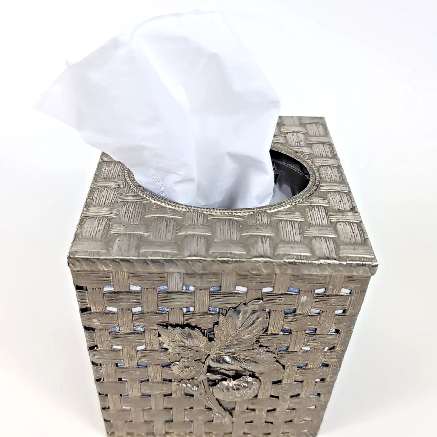 Vintage Hollywood Regency Brass Gold Tone Strawberry Tissue Box Holder Cover | eBay