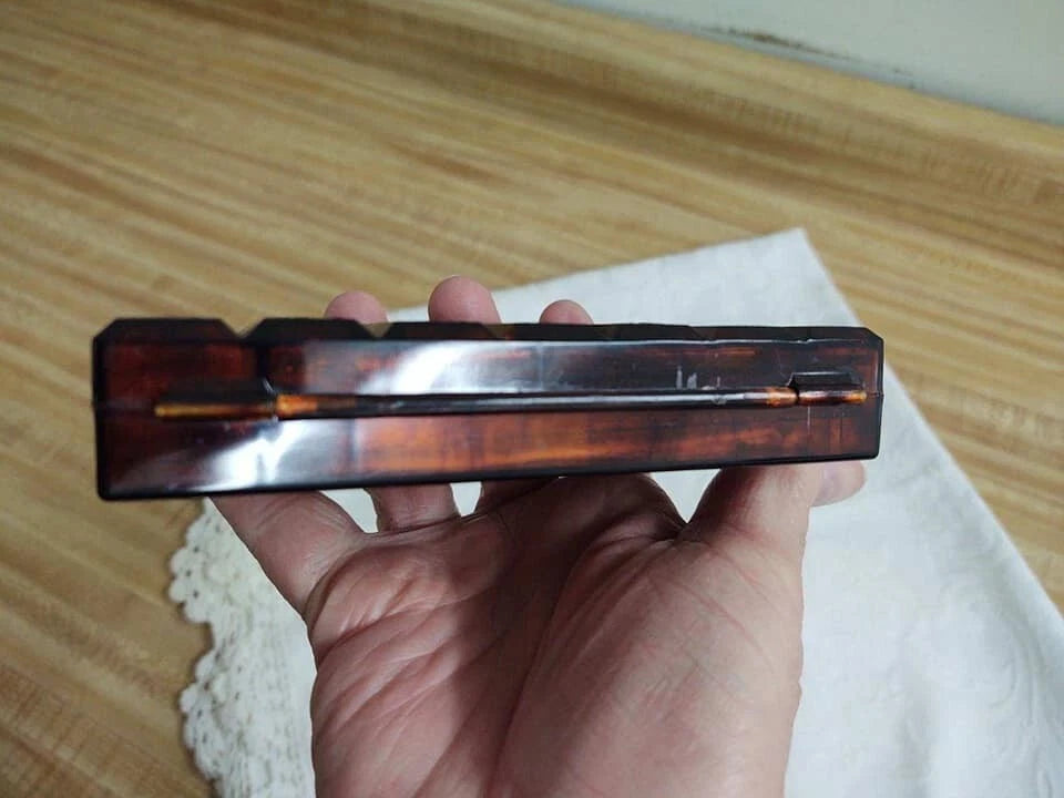 Vtg. J.S.N.Y. plastic mirrored tissue box. | eBay