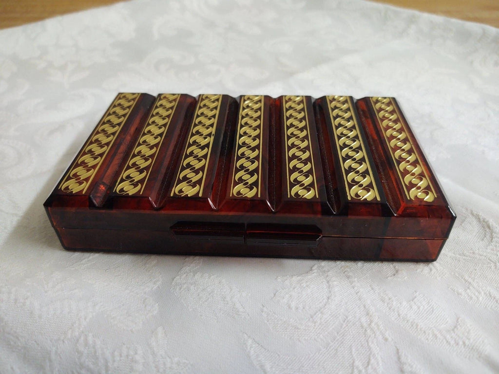 Vtg. J.S.N.Y. plastic mirrored tissue box. | eBay