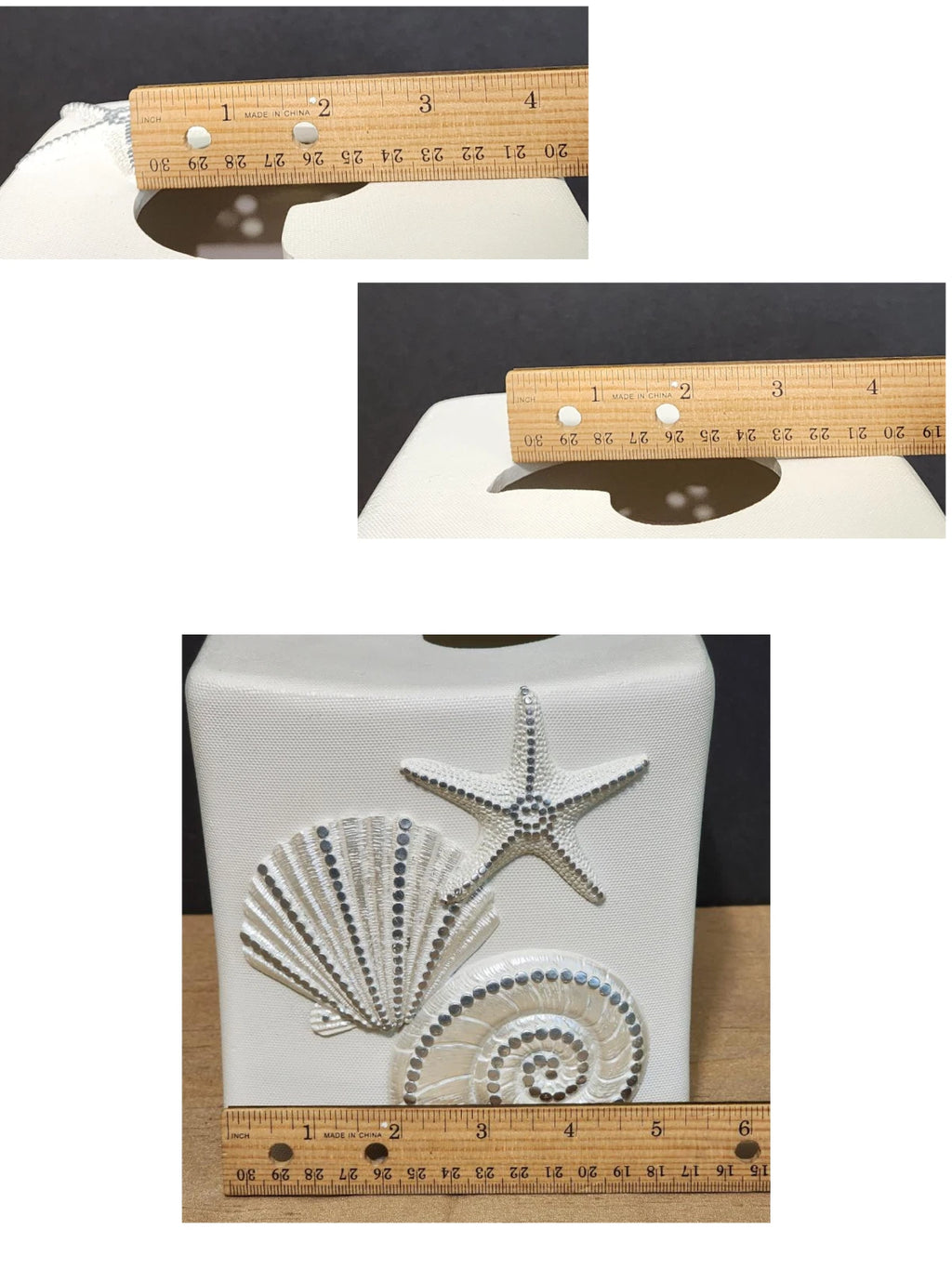 Tissue Box Cover Cream Square Bathroom Kleenex Accessories Facial Tissue Holder | eBay