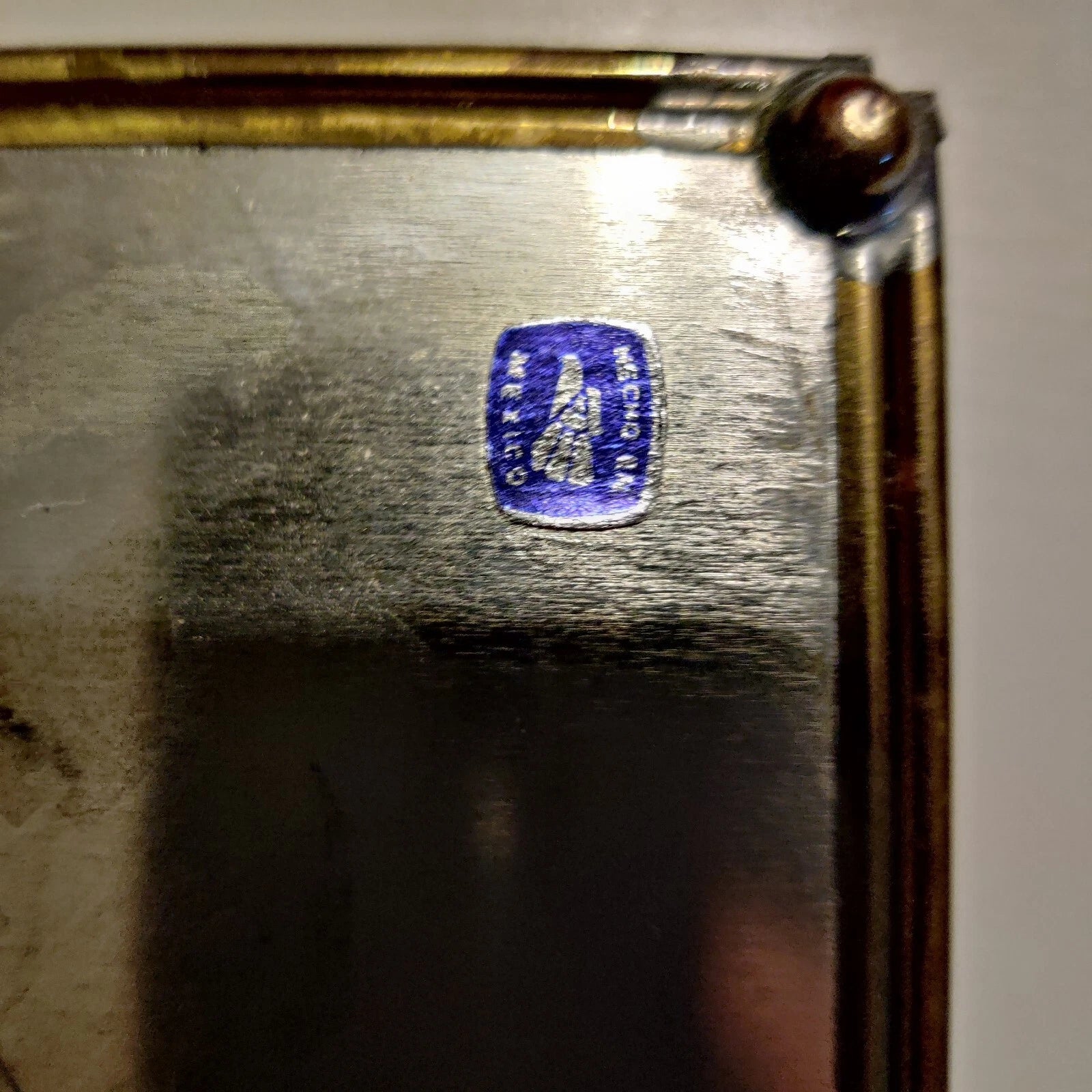 Vintage Silver Colored Metal Mirrored Inside Tissue Box | eBay