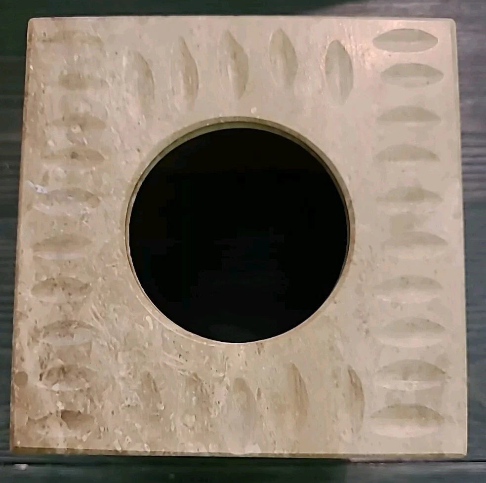 Waterstone Inc, SAN PABLO MOCHA/LIGHT Travertine Stone Tissue Box Holder | eBay