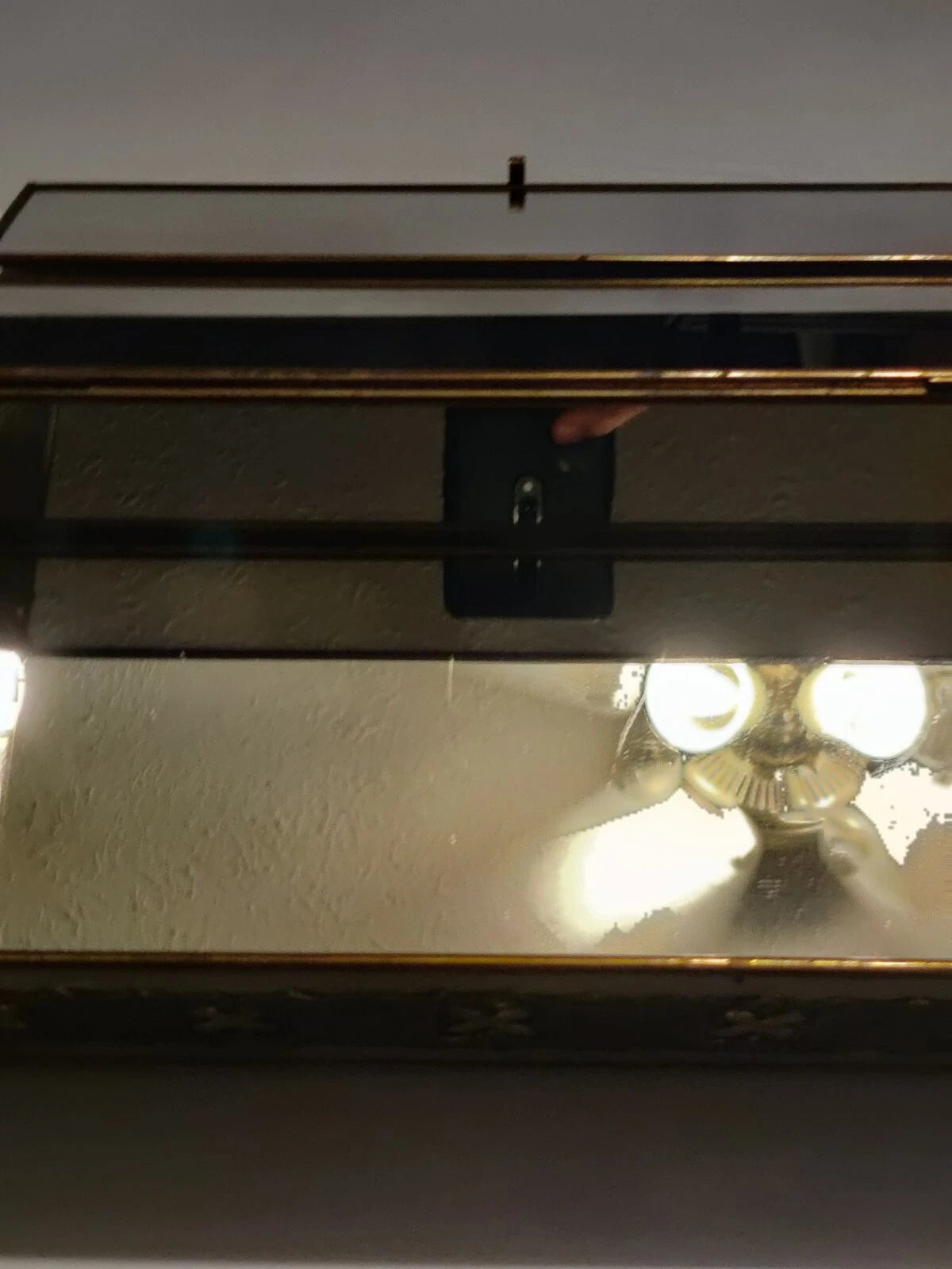 Vintage Silver Colored Metal Mirrored Inside Tissue Box | eBay