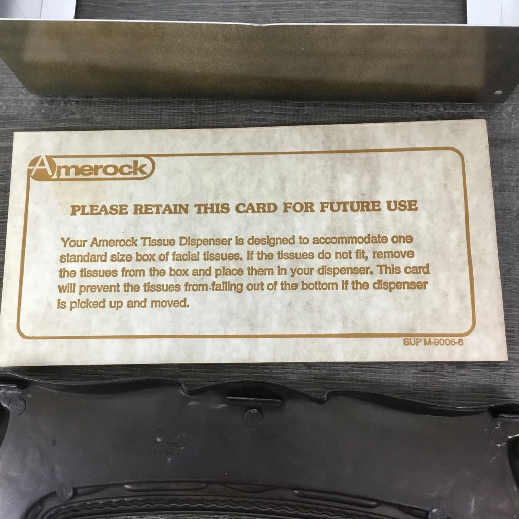 Vtg 1970's Brass Amerock Carriage House Tissue Box Dispenser Cover Complete | eBay