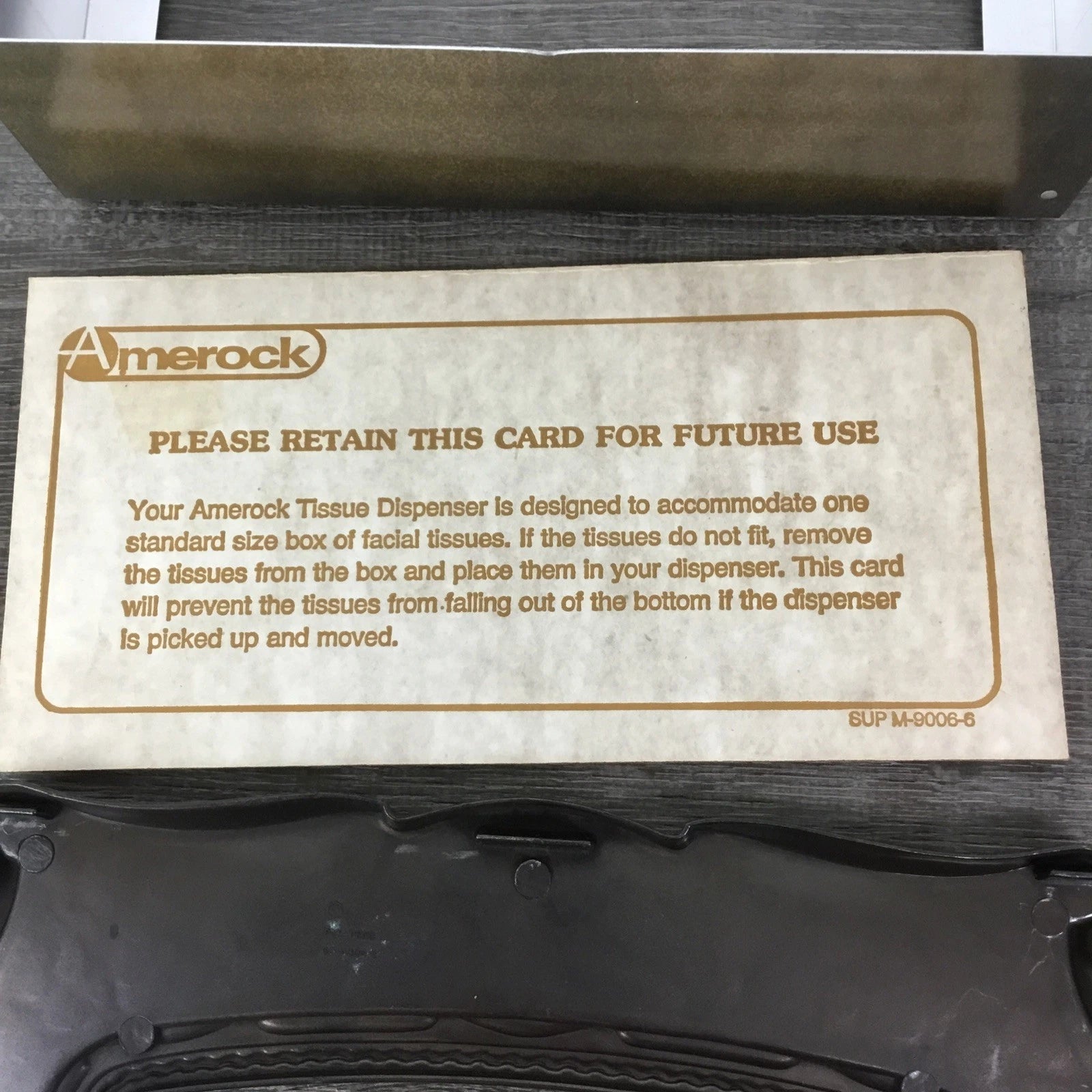 Vtg 1970's Brass Amerock Carriage House Tissue Box Dispenser Cover Complete | eBay