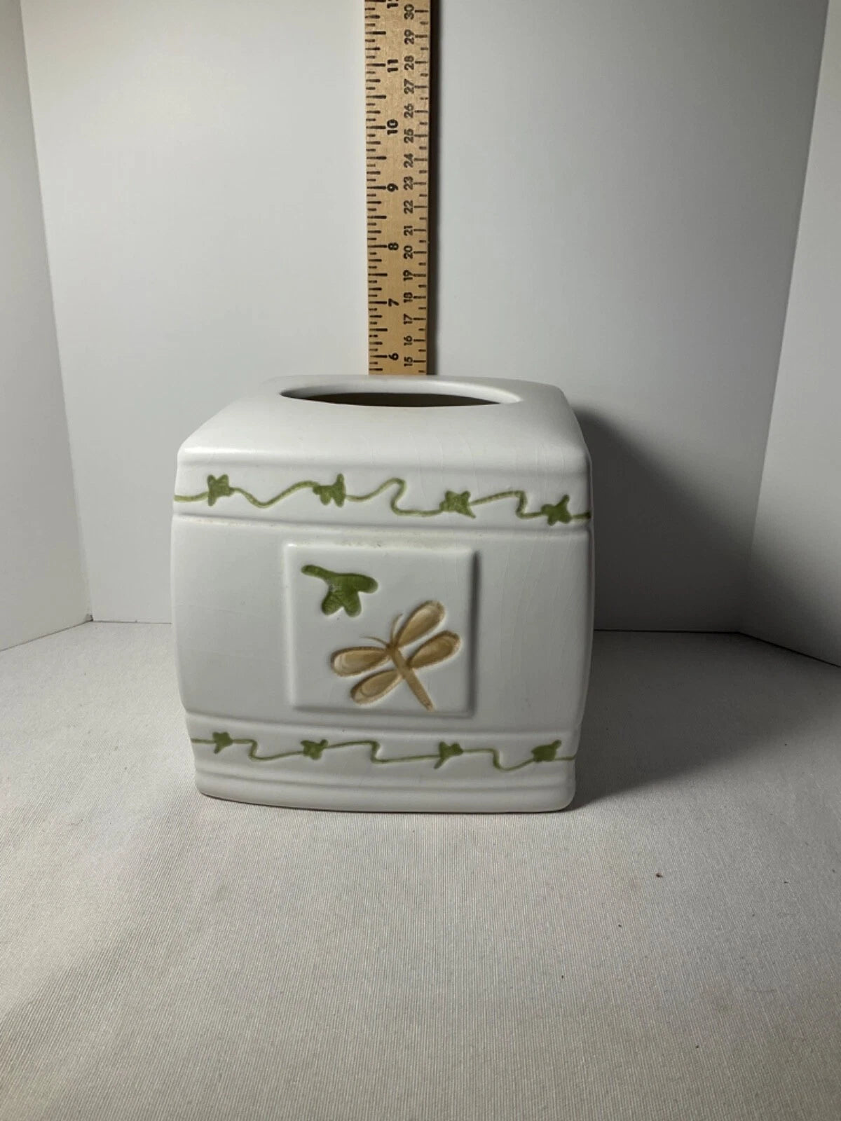 Ceramic decorative, tissue cover, square shape flaws | eBay