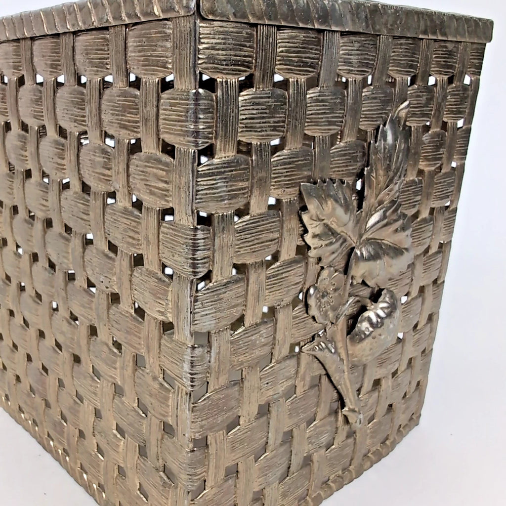 Vintage Hollywood Regency Brass Gold Tone Strawberry Tissue Box Holder Cover | eBay