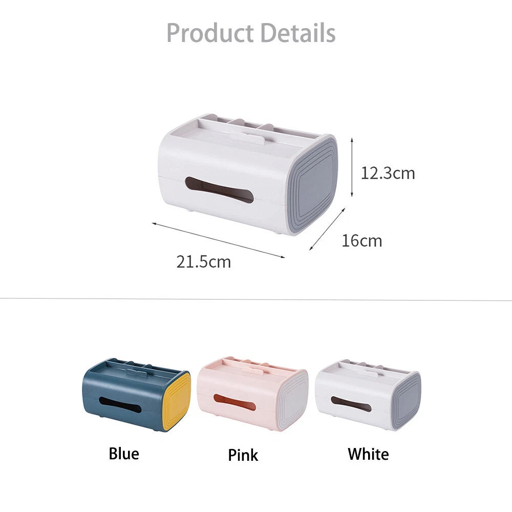 1Pcs Paper Napkin Dispenser Storage Tissue Box With The Top As Phone Holder Gift | eBay