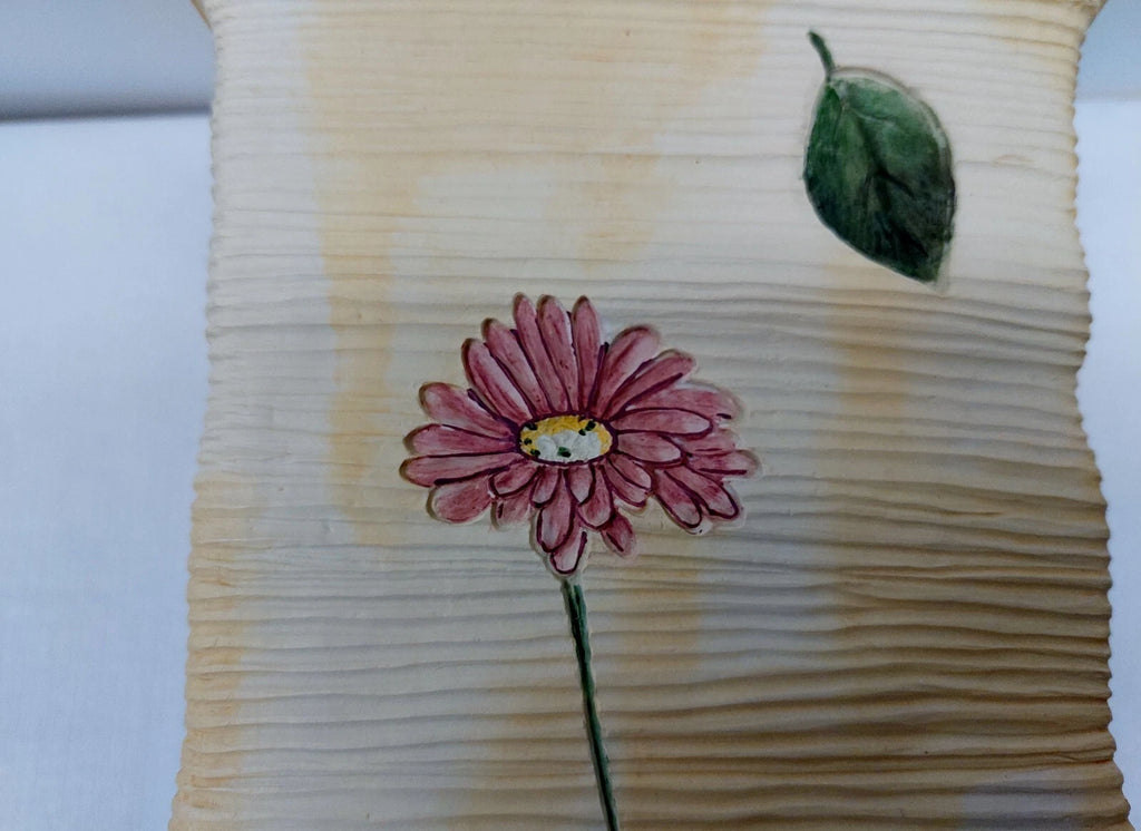 Tissue Box Cover Ceramic Floral Hand Painted Gazebo Carved Design by Covington | eBay