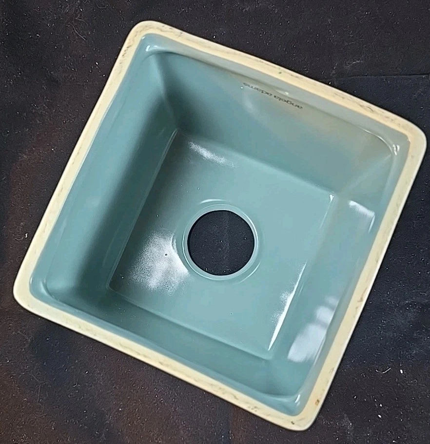 VINTAGE ANGELA ADAMS "Lulu Blue" CERAMIC TISSUE HOLDER, MCM, Excellent Condition | eBay