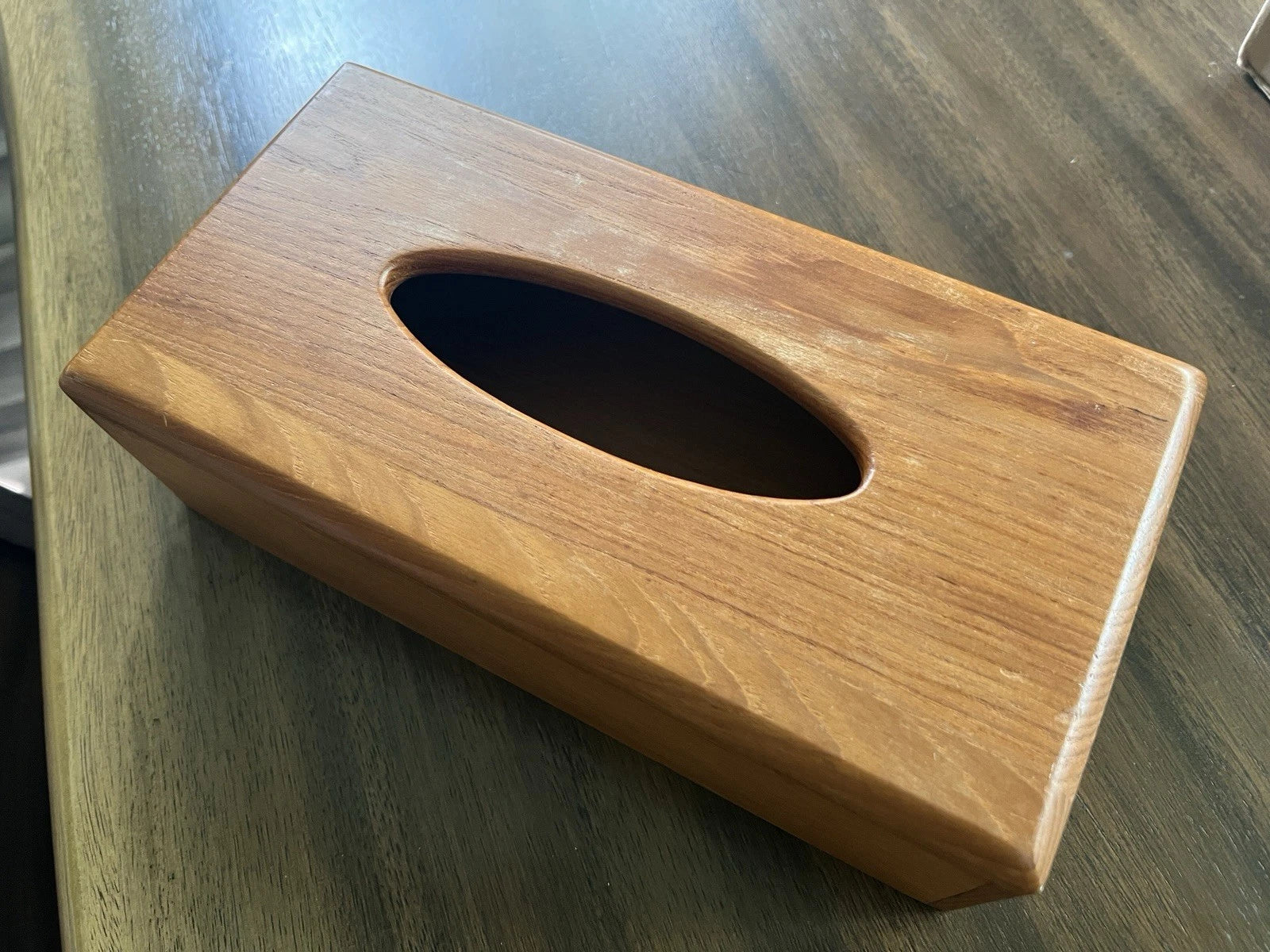 Vintage Mid Century Modern Goodwood Brand Teak Wood Tissue Box Cover Thailand | eBay