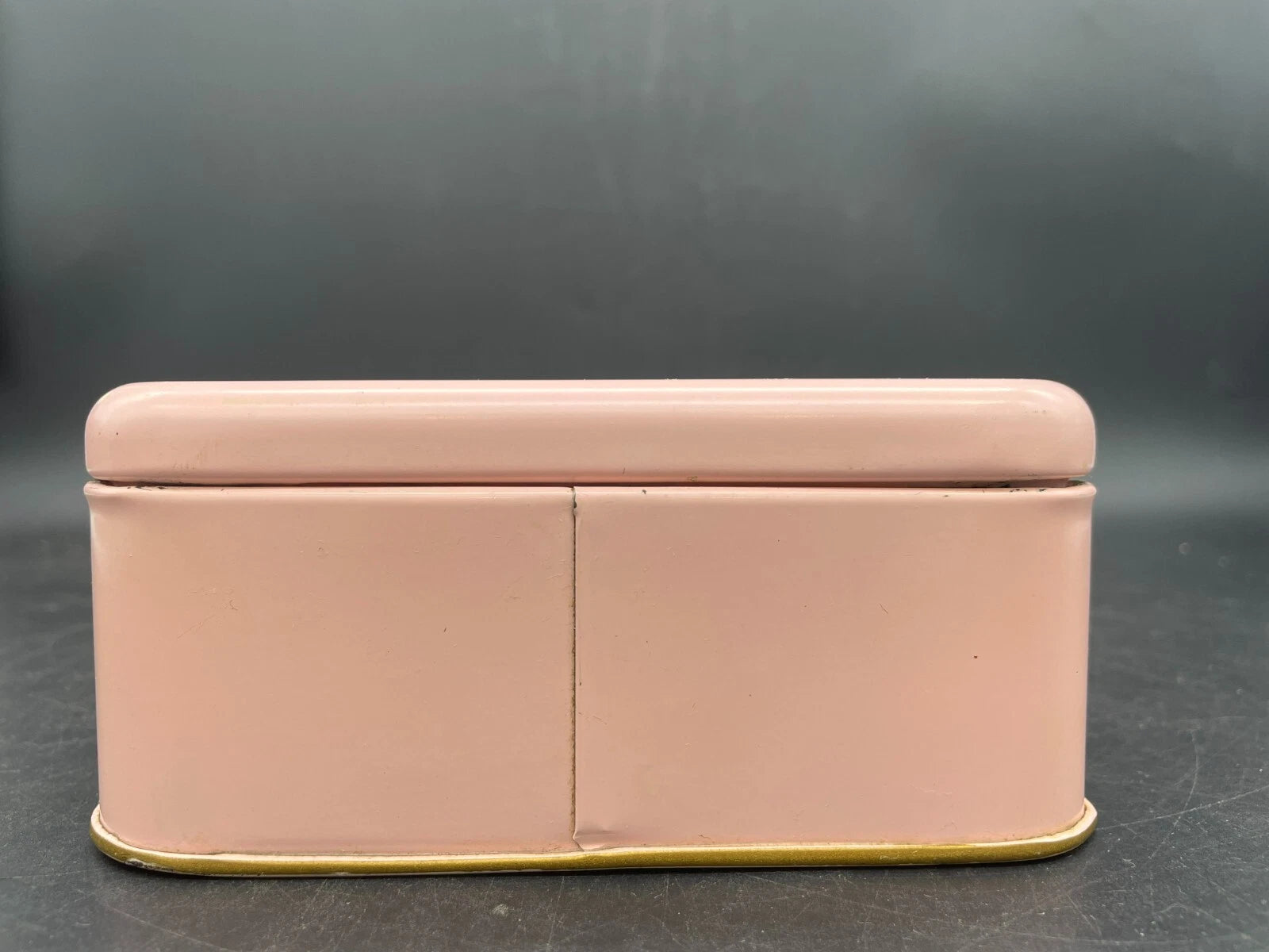 Vintage Ransburg 1950s MCM Hand Painted Pink and Gold Swirl Metal Tissue Box | eBay