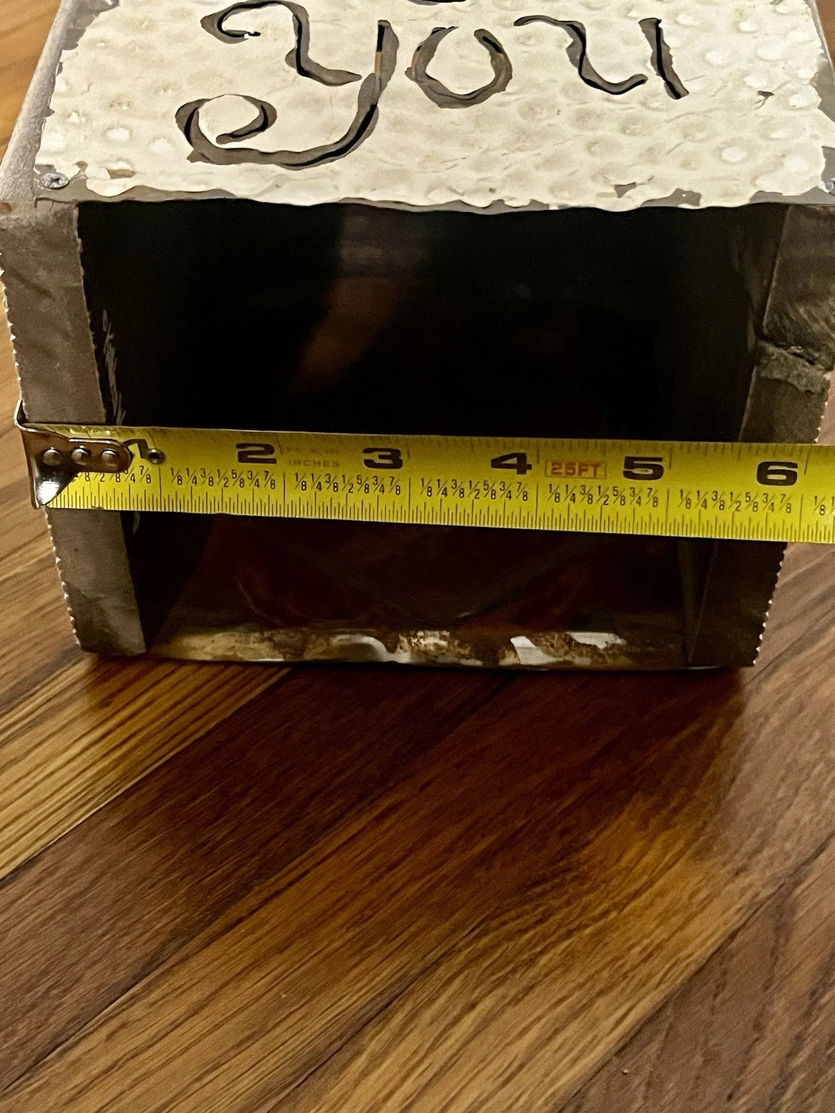 Vintage Wood Metal Bless You Tissue Box Cube Signed Kathleen Wedemeyer 6 X 6” | eBay