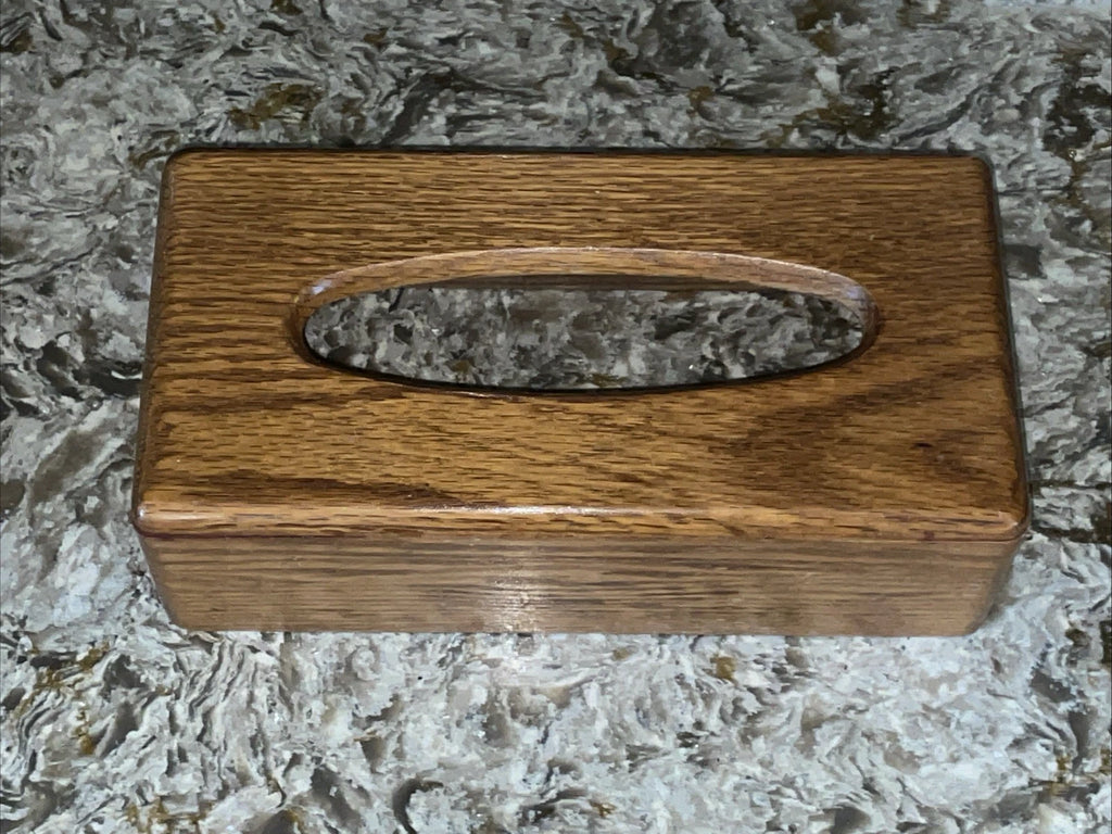 Wood Tissue Box Cover for Disposable Paper Facial Tissues, Wooden Rectangular | eBay