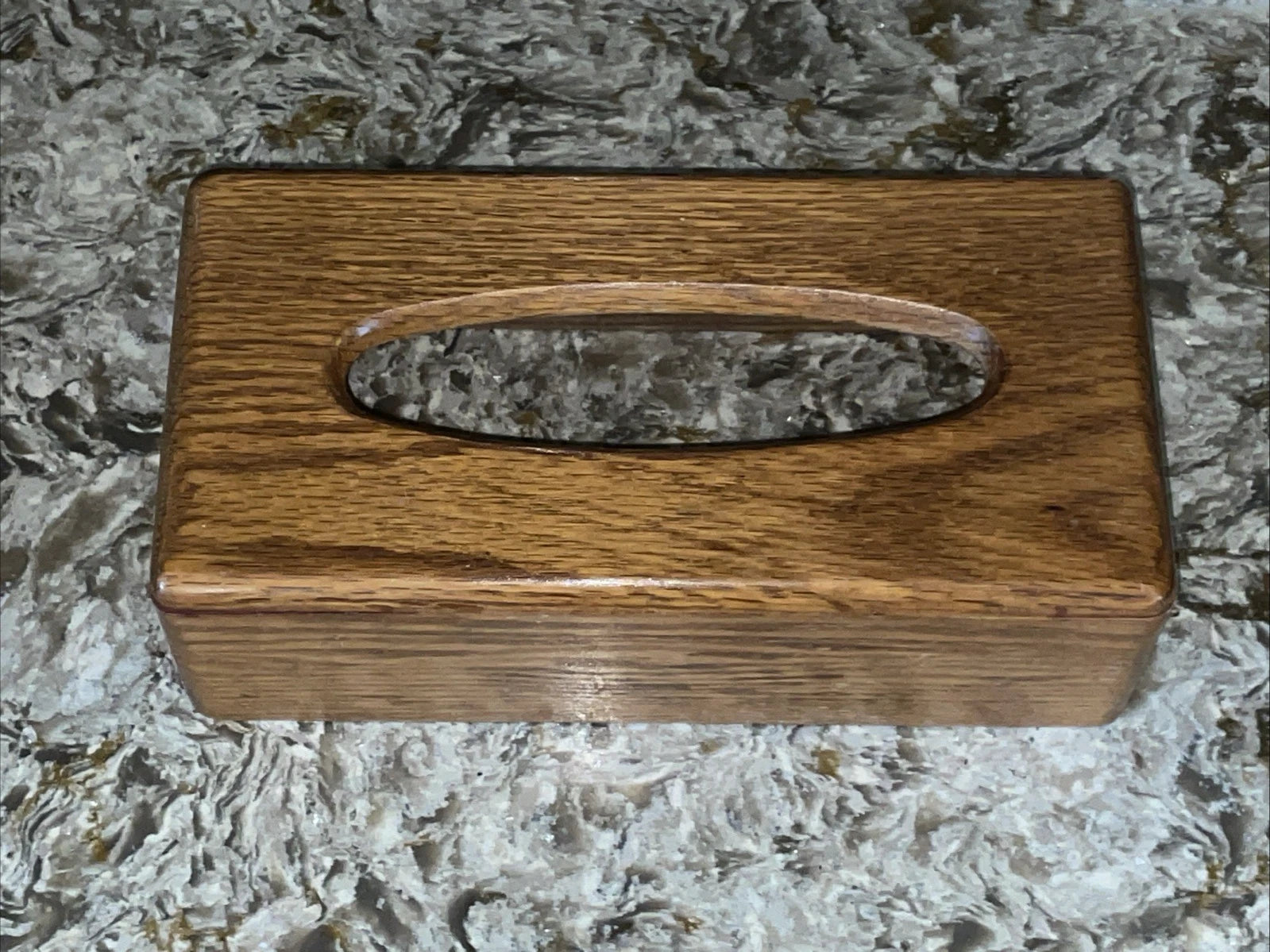 Wood Tissue Box Cover for Disposable Paper Facial Tissues, Wooden Rectangular | eBay