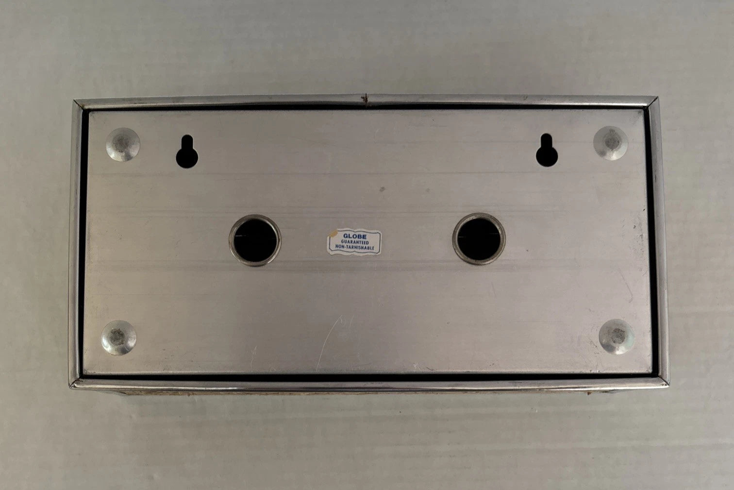 Vintage Wicker Rattan Chrome Tissue Box Cover Wall Holder - Tropical Coastal | eBay