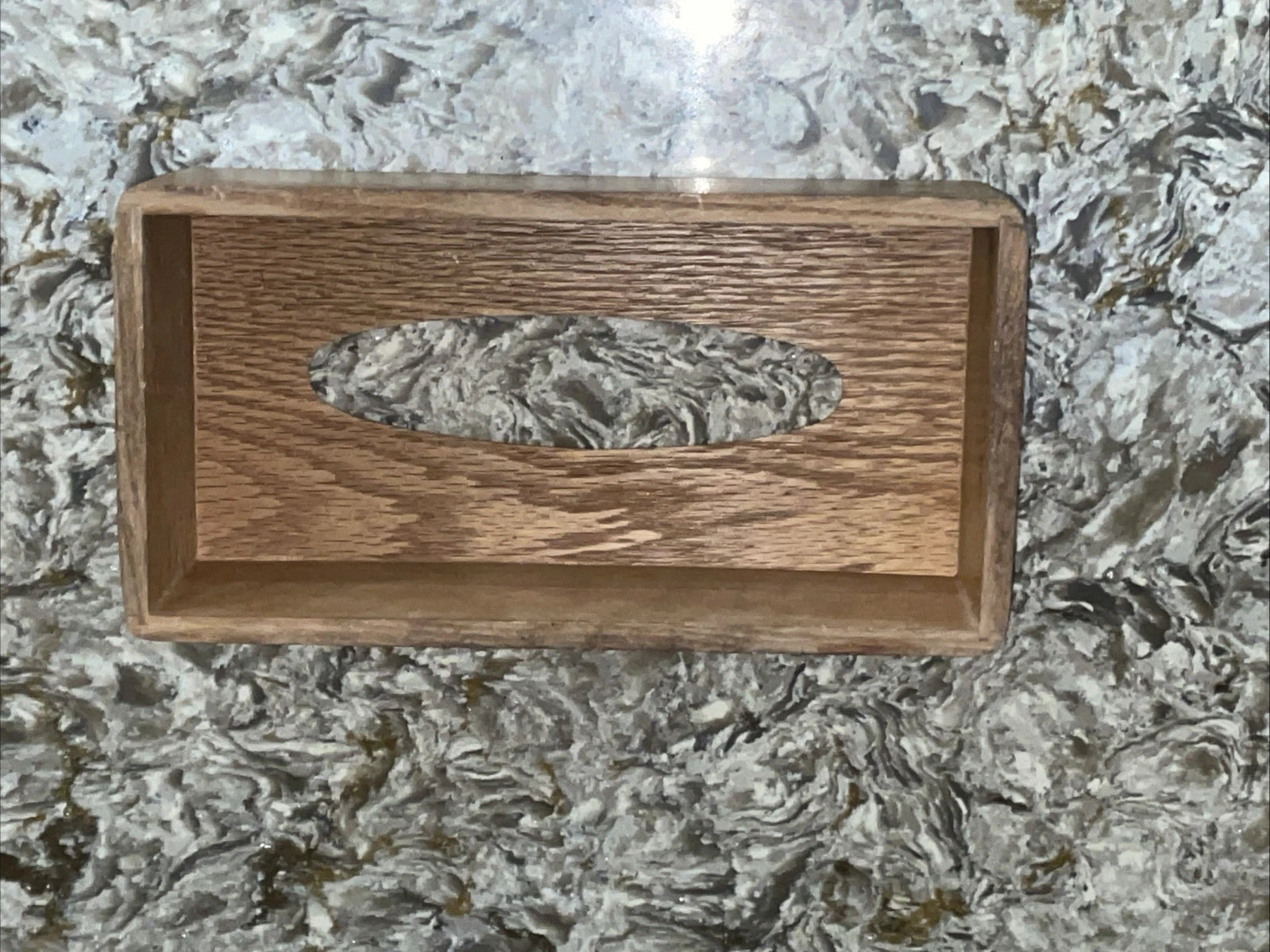 Wood Tissue Box Cover for Disposable Paper Facial Tissues, Wooden Rectangular | eBay