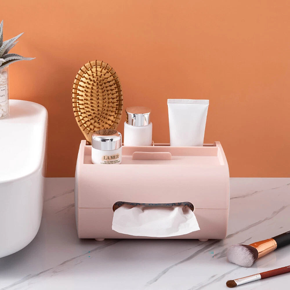 1Pcs Paper Napkin Dispenser Storage Tissue Box With The Top As Phone Holder Gift | eBay