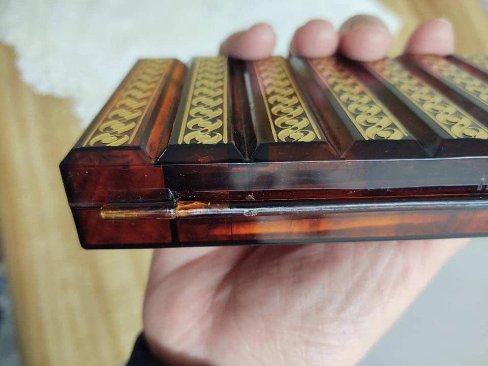 Vtg. J.S.N.Y. plastic mirrored tissue box. | eBay