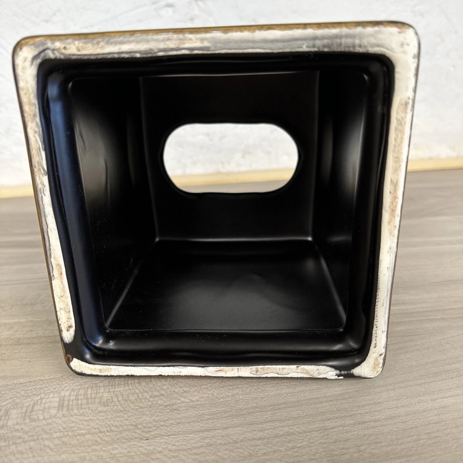 Vintage Bronze Gold Accent Ceramic Tissue Box Holder Cover | eBay