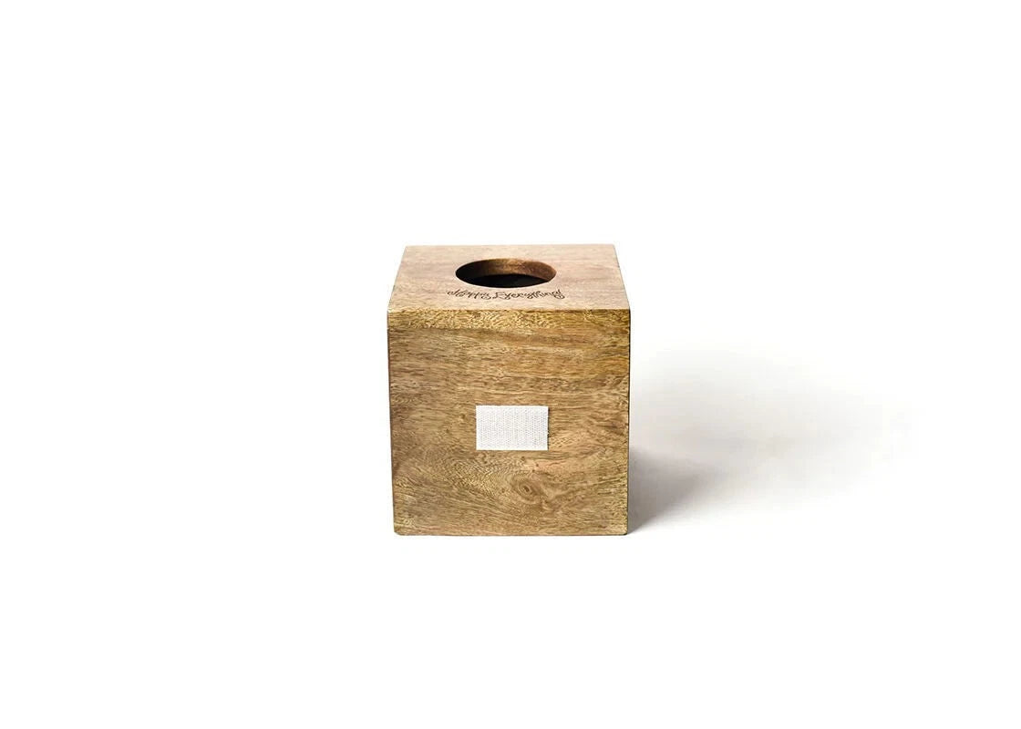 Happy Everything!™ - Mini Attachment Square Wood Tissue Box - HEV-W5TIS | eBay