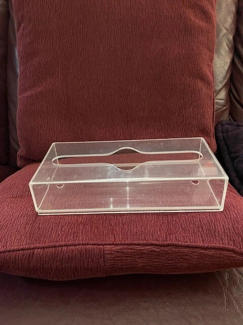 Acrylic Tissue Box clear 5”W X 10”L X 2” | eBay