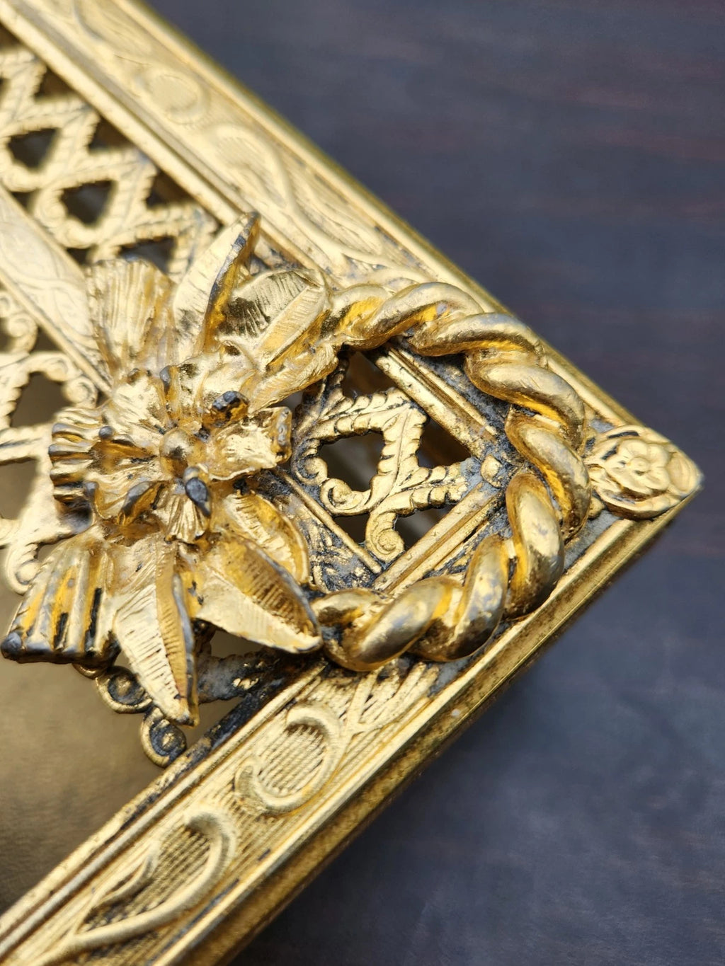 Hollywood Regency Gold Filigree Tissue Box Cover Vintage Fall Home Accent | eBay
