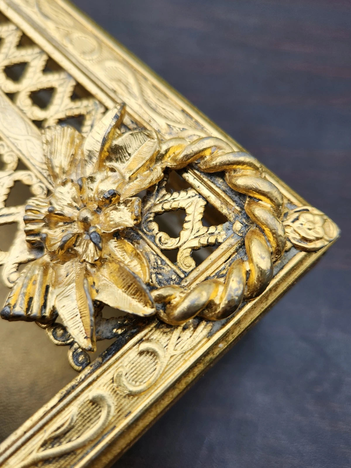 Hollywood Regency Gold Filigree Tissue Box Cover Vintage Fall Home Accent | eBay