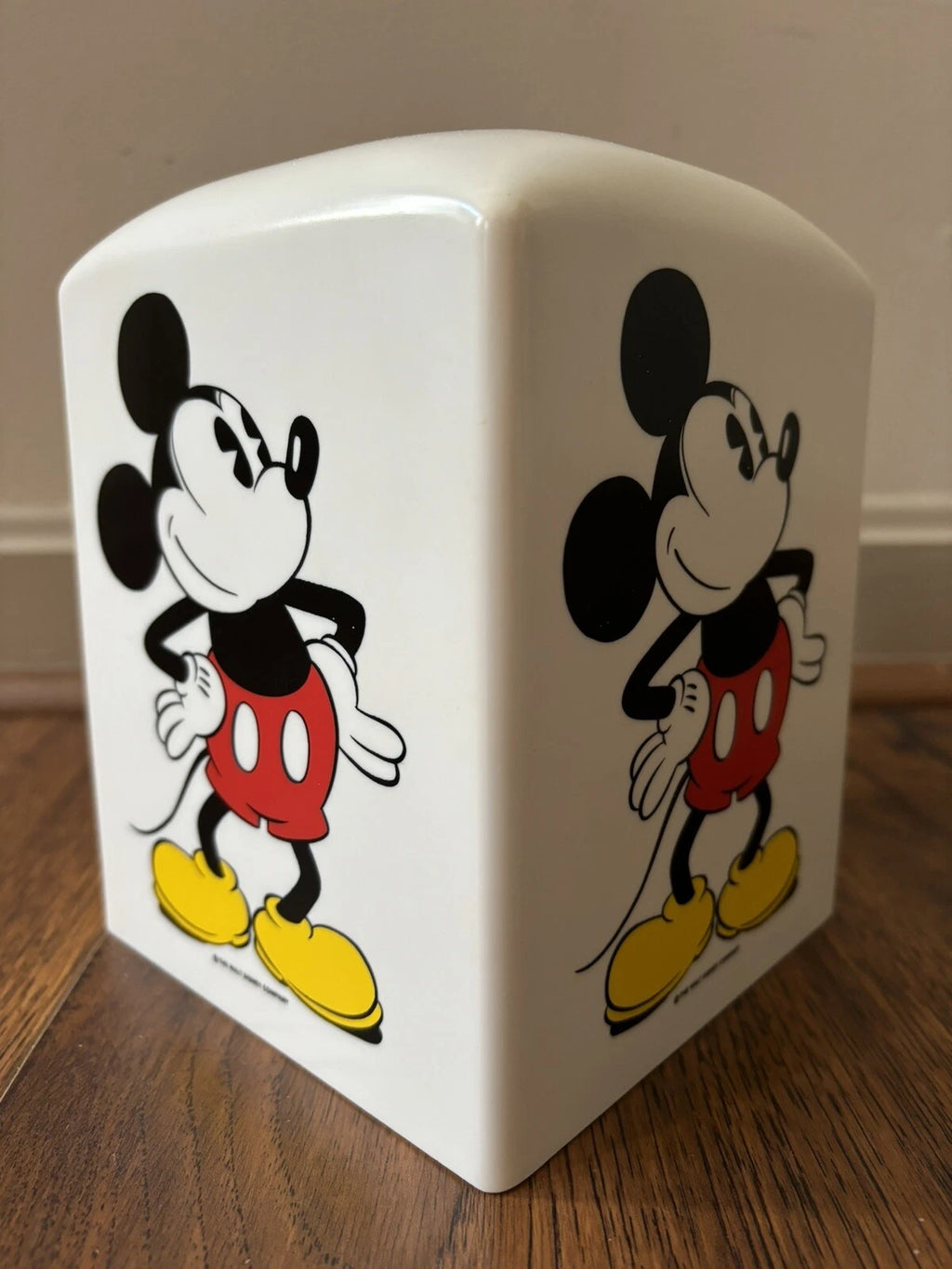 Vintage Disney Classic Mickey Plastic Square Tissue Box Cover Holder | eBay