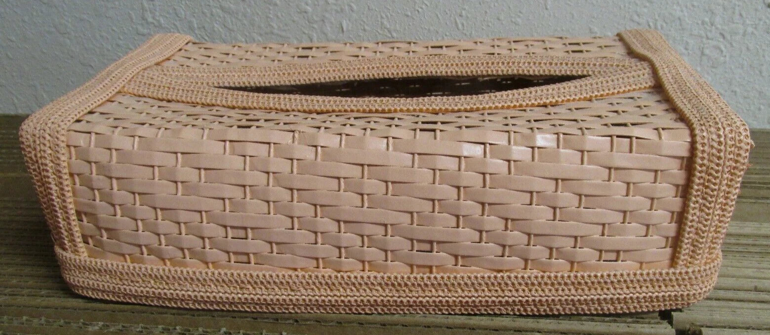 Vintage 1970s Pink tissue box cover bathroom collactable retro | eBay
