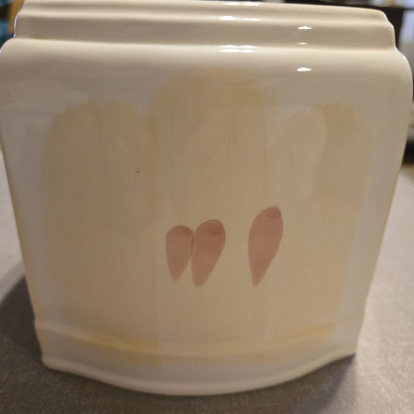 Vtg Croscill HandPainted Ceramic Tissue Box Cover Gazebo Floral Botanical New | eBay