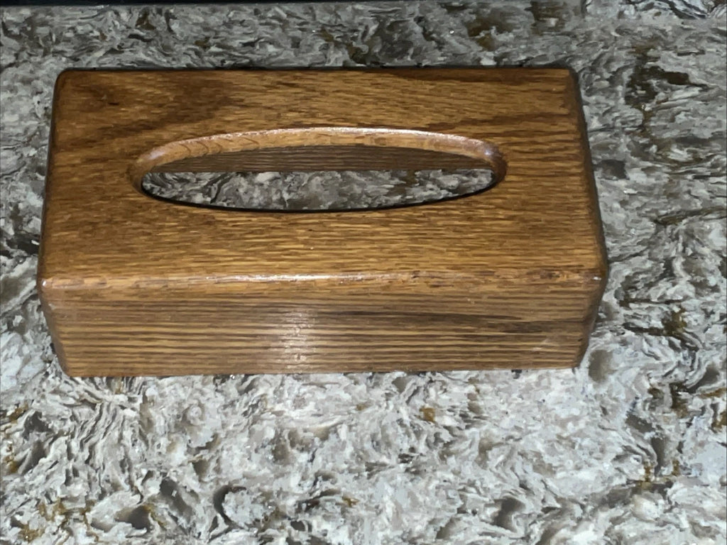 Wood Tissue Box Cover for Disposable Paper Facial Tissues, Wooden Rectangular | eBay