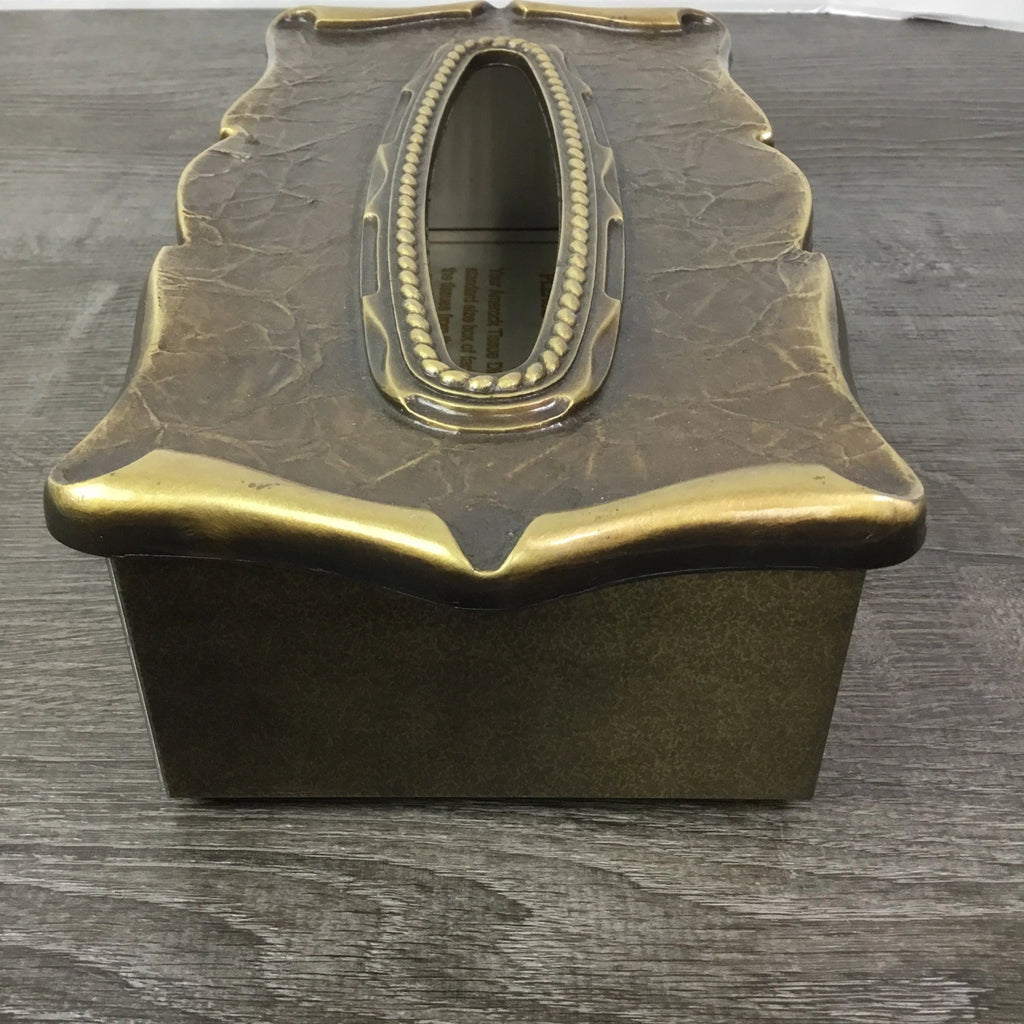 Vtg 1970's Brass Amerock Carriage House Tissue Box Dispenser Cover Complete | eBay