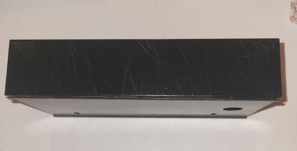 Vintage Metal Tissue Box Holder Black With Toile Flowers Hand Painted | eBay