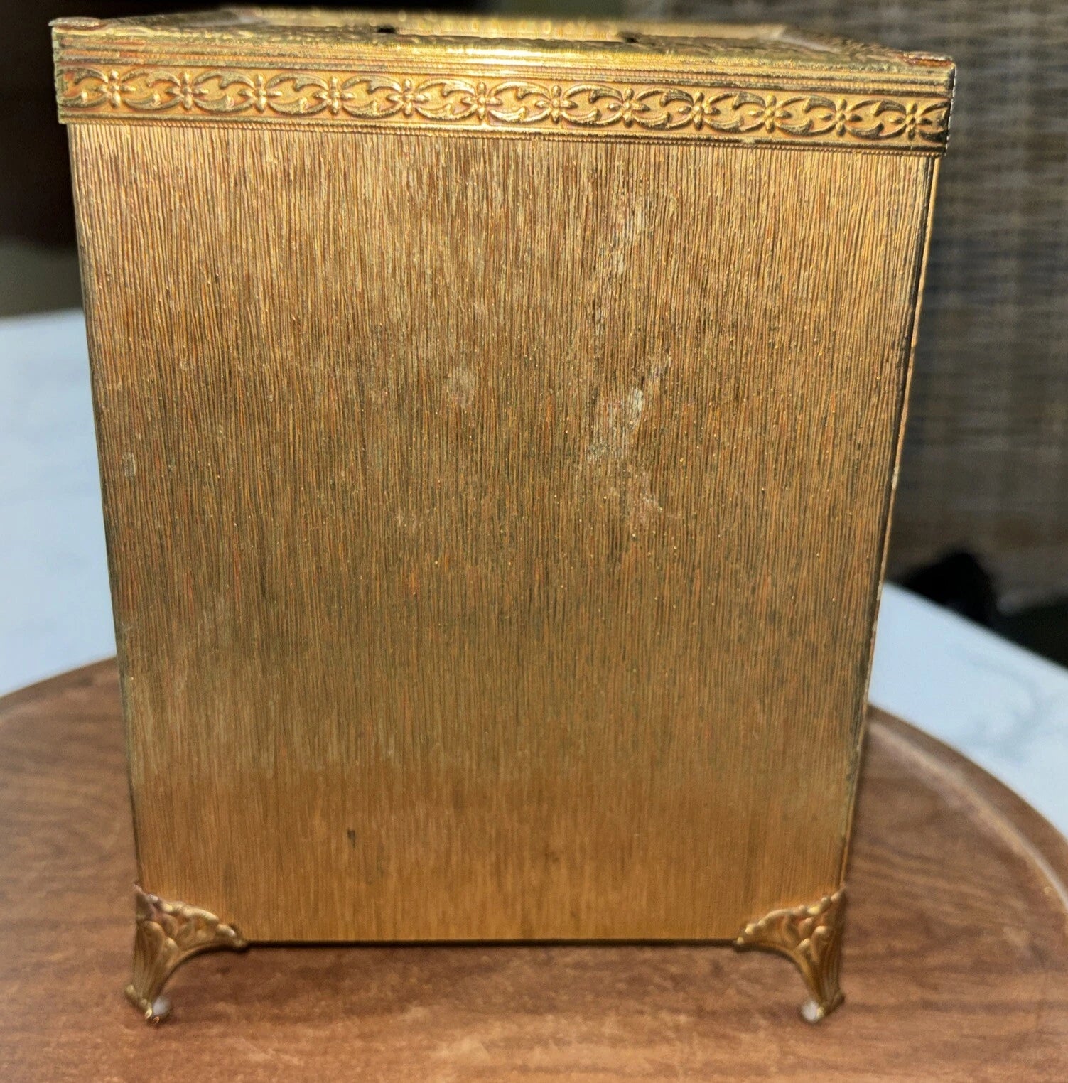 1950’S GOLDTONE HOLLYWOOD REGENCY ROSE WREATH TISSUE BOX COVER | eBay