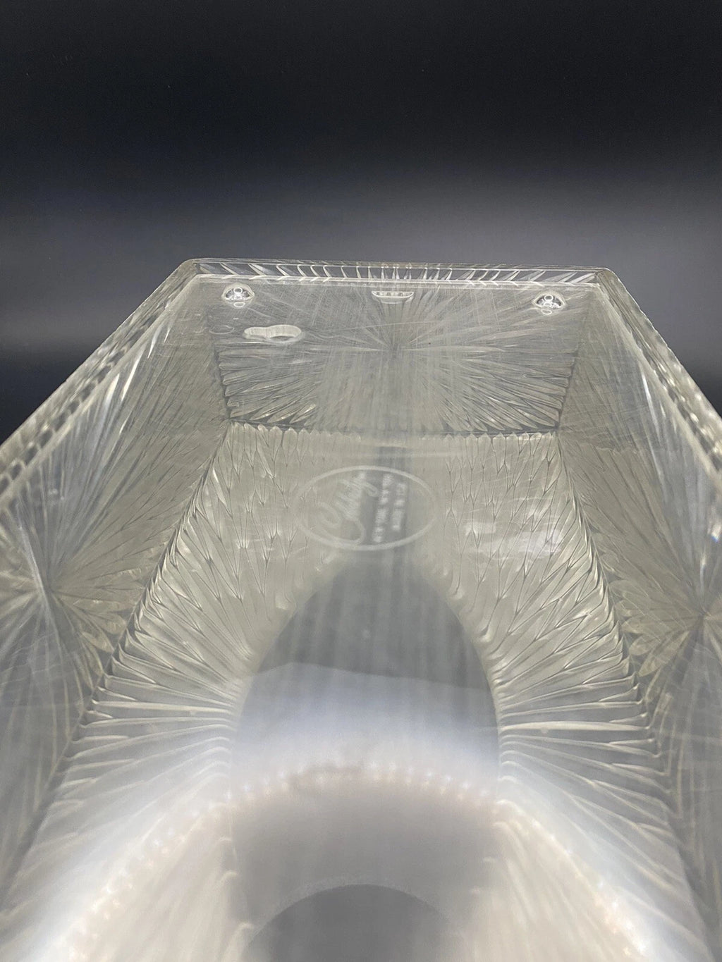 Vtg Home Decor Clear Lucite Starburst Tissue Box Holder Hollywood Regency GUC | eBay