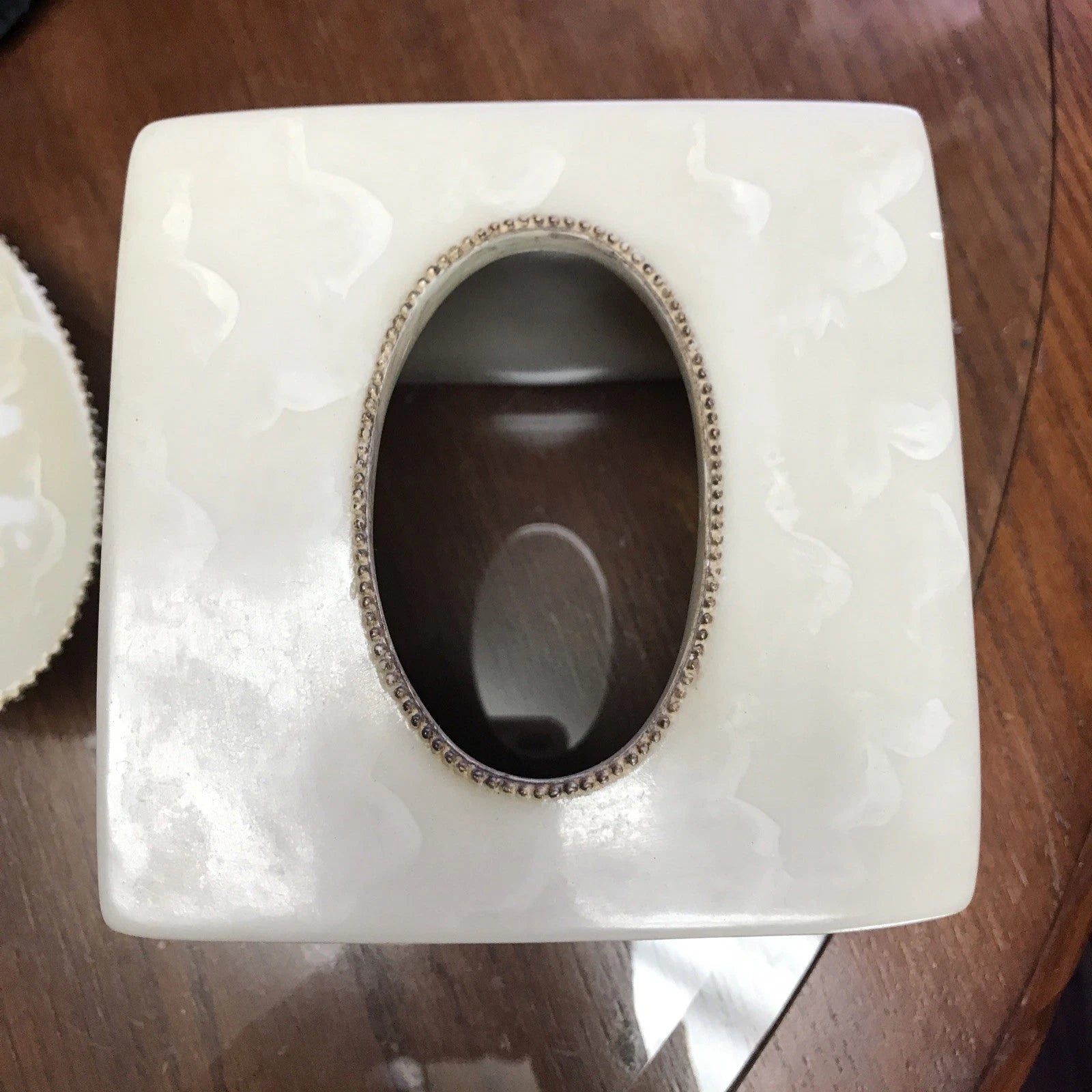 Vintage Croscill Romanza Tissue Cover, Soap Dish,Tinker Box Set | eBay