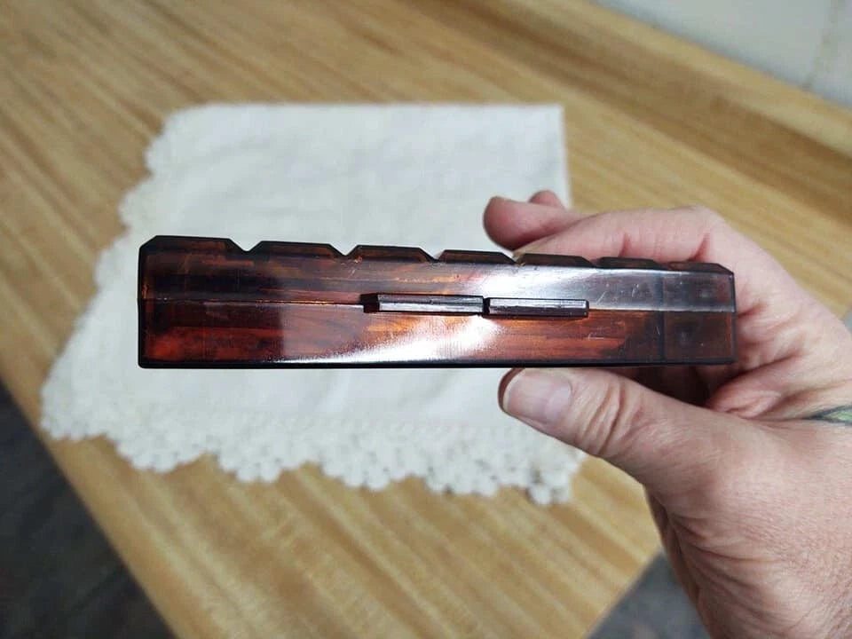 Vtg. J.S.N.Y. plastic mirrored tissue box. | eBay