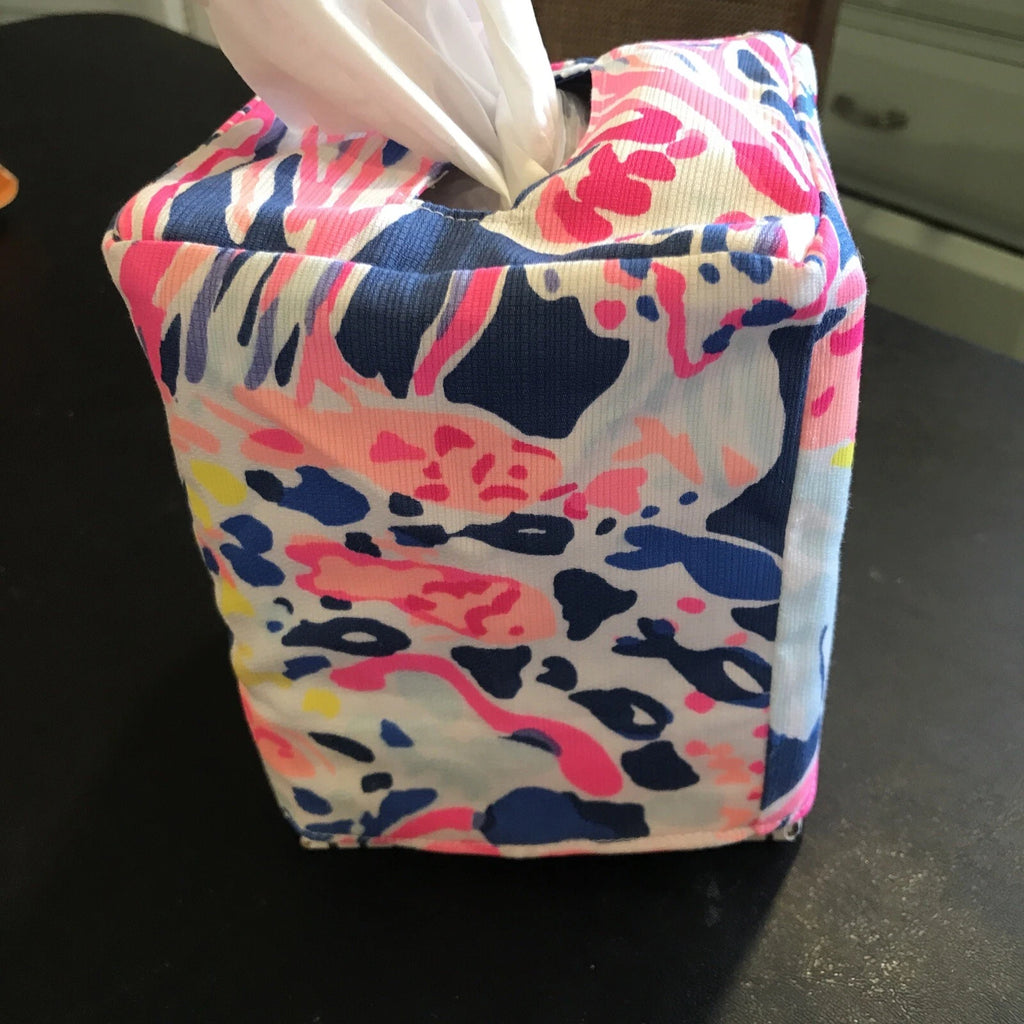 Lilly Pulitzer Square Tissue Box Fabric Cover 5x4 1/2”B | eBay
